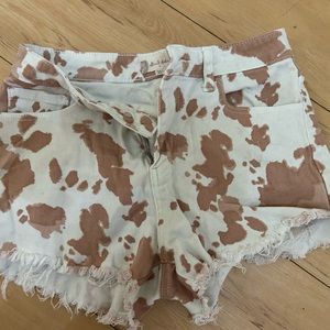 Altar’d State cow print shirts size small